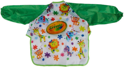 Crayola Art Smock for Toddlers, Small Waterproof Bib, Best Fit for Age 1 (12 Months), 1 x 7-1/5 x 8-1/10 in