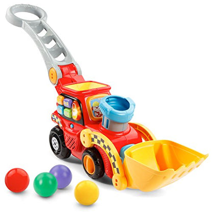 VTech Pop-a-Balls Push & Pop Bulldozer,Yellow