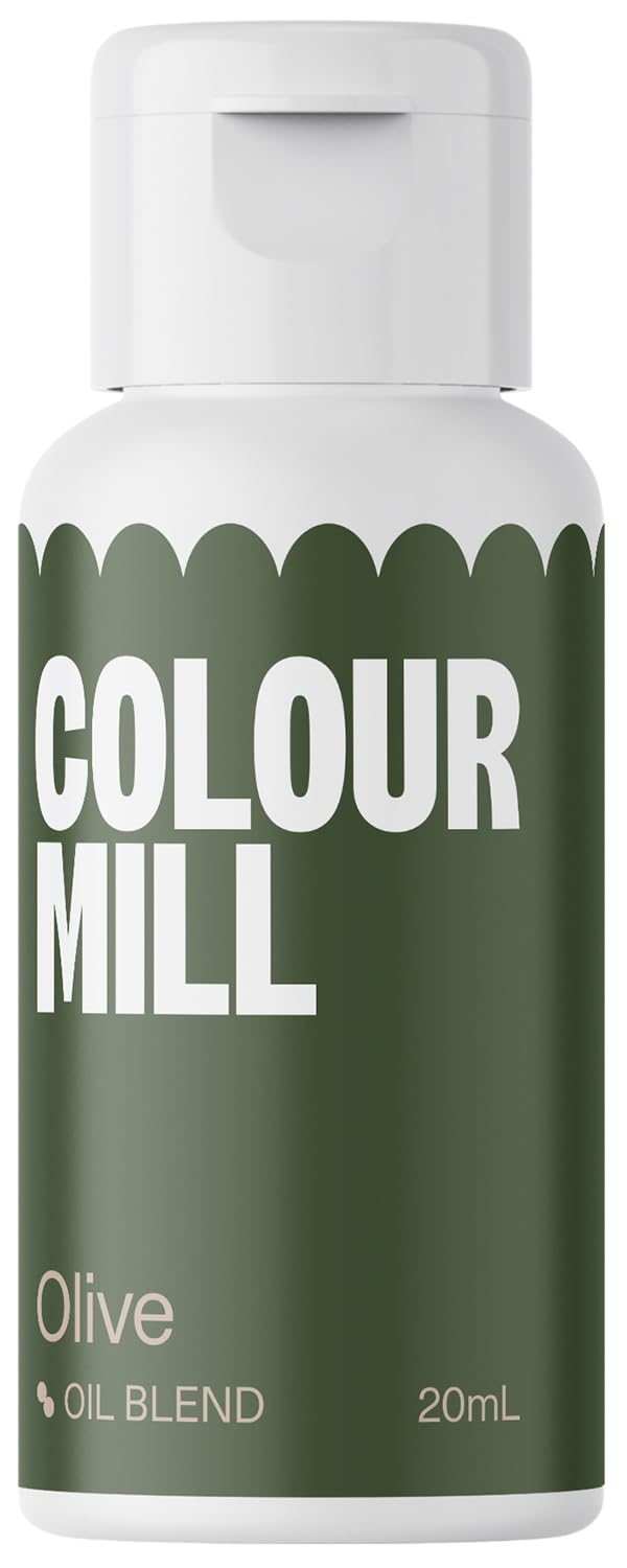 Colour Mill Oil-Based Food Coloring, 20 Milliliters Each of 6 Colors: Baby Blue, Navy, Royal, Sky Blue, Teal and Tiffany