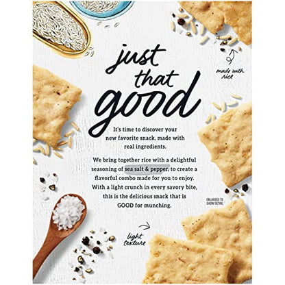 Good Thins Simply Salt Rice Snacks Gluten Free Crackers, 3.5 oz