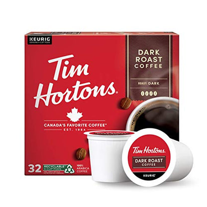 Tim Hortons Original Blend, Medium Roast Coffee, Single-Serve K-Cup Pods Compatible with Keurig Brewers, 24 Count(Pack of 1)(Packaging may vary)