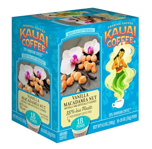 Kauai Coffee Na Pali Coast Dark Roast - Compatible with Keurig Pods K-Cup Brewers (1 Pack of 24 Single-Serve Cups)