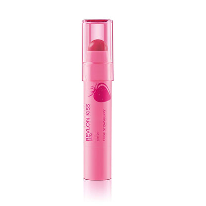 Revlon Lip Balm, Kiss Tinted Lip Balm, Face Makeup with Lasting Hydration, SPF 20, Infused with Natural Fruit Oils, 030 Sweet Cherry, 0.09 Oz