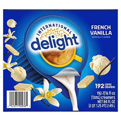 International Delight Coffee Creamer Singles, Sweet & Creamy, Shelf Stable Flavored Creamer, 24 Ct, 16 FL Oz, Pre-Portioned Creamers