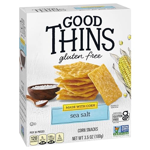 Good Thins Simply Salt Rice Snacks Gluten Free Crackers, 3.5 oz