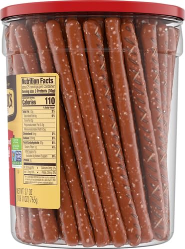 Snyder's of Hanover, Old Fashioned Pretzel Rods, 27 Oz Canister