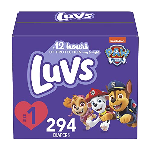 Luvs Diapers - Size 5, 172 Count, Paw Patrol Disposable Baby Diapers