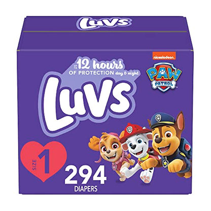 Luvs Diapers - Size 5, 172 Count, Paw Patrol Disposable Baby Diapers