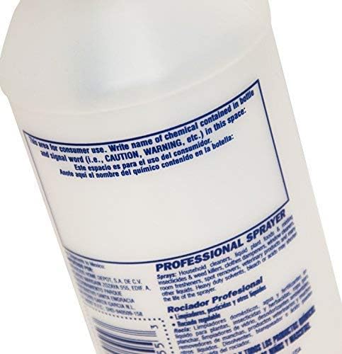 Zep Professional Sprayer Bottle 32 ounces - Up to 30 Foot Spray, Adjustable Nozzle