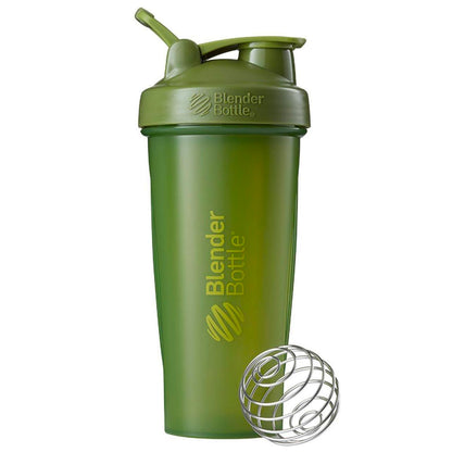 BlenderBottle Classic Shaker Bottle Perfect for Protein Shakes and Pre Workout, 28-Ounce (2 Pack), Moss/Moss and Navy/Navy