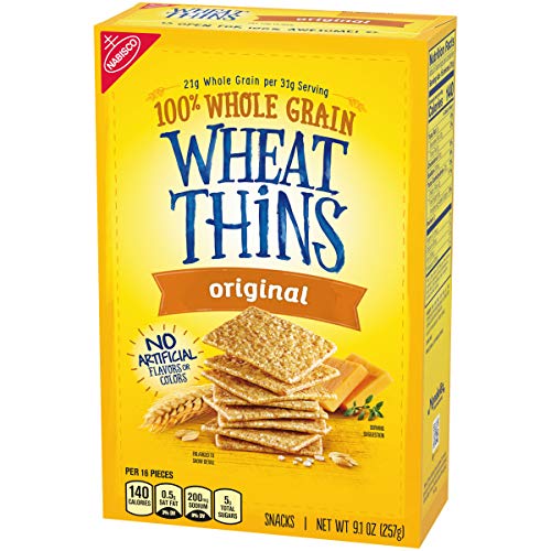 Wheat Thins Original Whole Grain Wheat Crackers, Party Size, 20 oz Box