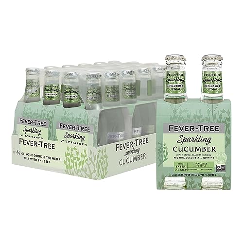 Fever-Tree Light Tonic Water Cans, 5.07 Fl Oz (Pack of 24), Lower in Calories, No Artificial Sweeteners, Flavorings or Preservatives (Packaging may vary)