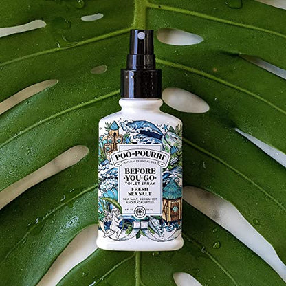 Poo-Pourri Before-You-Go Toilet Spray, Beach Bum, 1 Fl Oz Pocket Travel Size - Coconut, Orchid and Toasted Praline