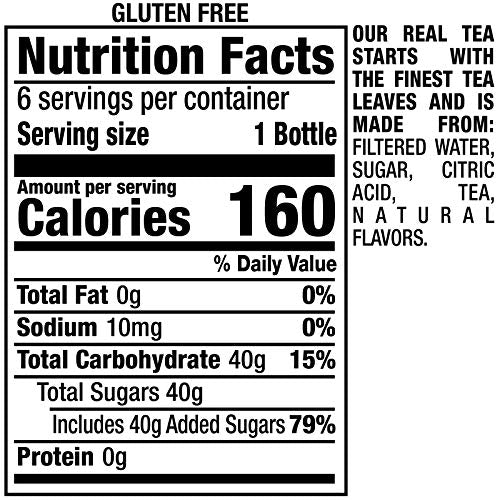 Snapple Zero Sugar Peach Tea, 16 fl oz recycled plastic bottle (Pack of 12)