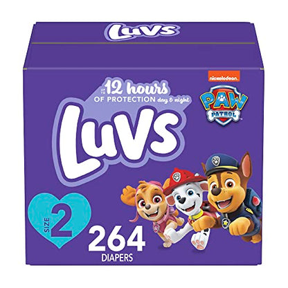 Luvs Diapers - Size 5, 172 Count, Paw Patrol Disposable Baby Diapers