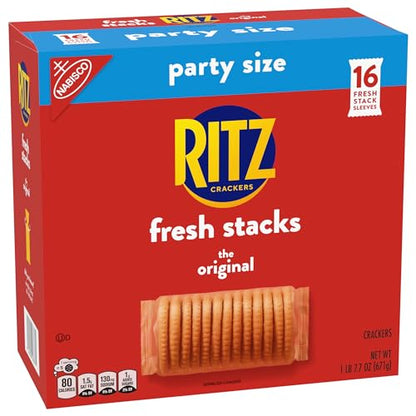 RITZ Original Crackers, 20 Snack Packs (6 Crackers Per Pack)