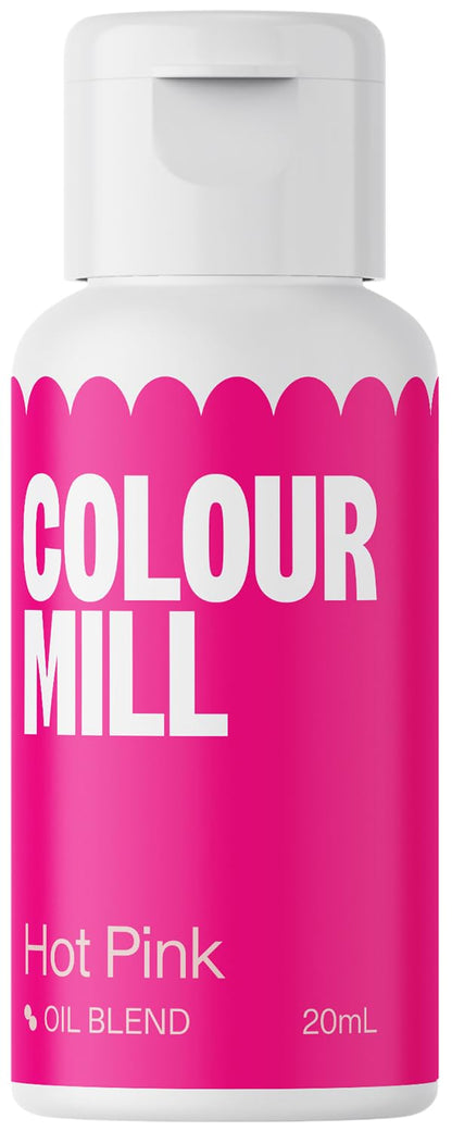 Colour Mill Oil-Based Food Coloring, 20 Milliliters Each of 6 Colors: Baby Blue, Navy, Royal, Sky Blue, Teal and Tiffany