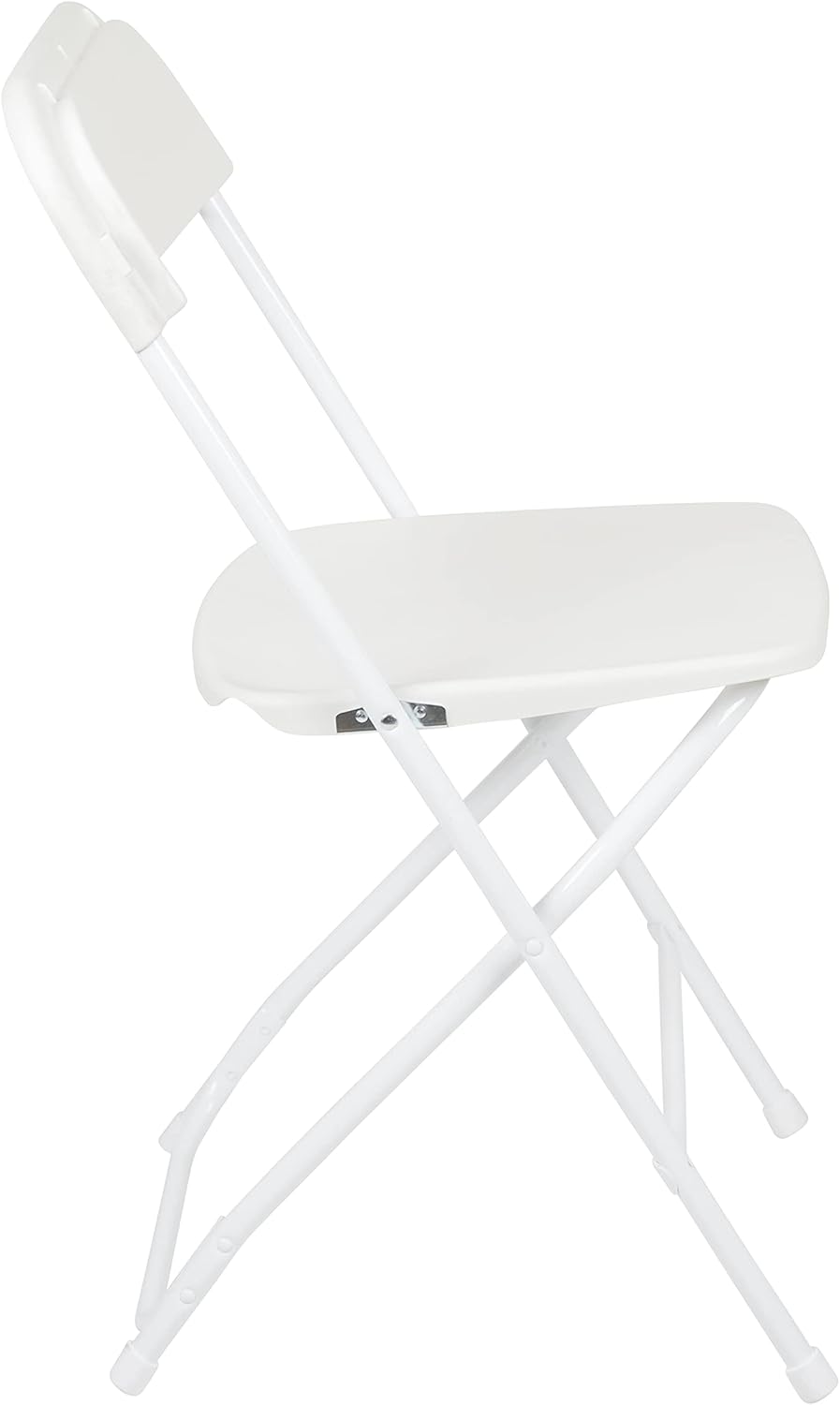 Flash Furniture Hercules Series Plastic Folding Chair - White - 4 Pack 650LB Weight Capacity Comfortable Event Chair-Lightweight Folding Chair