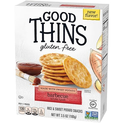 Good Thins Simply Salt Rice Snacks Gluten Free Crackers, 3.5 oz