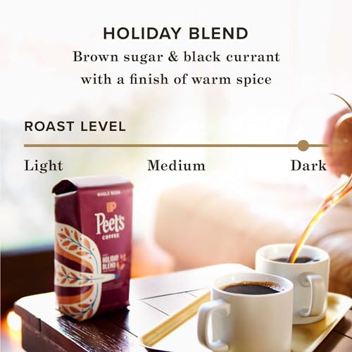 Peet's Coffee Major Dickason's Blend, Dark Roast Ground Coffee, 20 oz