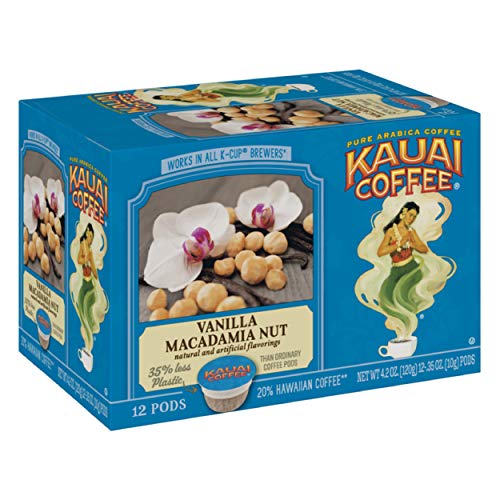 Kauai Coffee Na Pali Coast Dark Roast - Compatible with Keurig Pods K-Cup Brewers (1 Pack of 24 Single-Serve Cups)