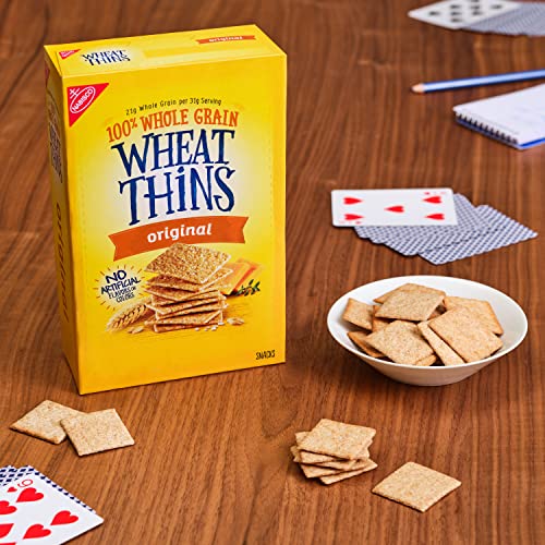 Wheat Thins Original Whole Grain Wheat Crackers, Party Size, 20 oz Box