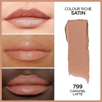 L’Oréal Paris Colour Riche Original Creamy, Hydrating Satin Lipstick with Argan Oil and Vitamin E, Maison Marais , 1 Count