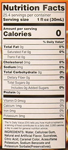 Jordan's Skinny Syrups Sugar Free Coffee Syrup, Vanilla Flavor Drink Mix, Zero Calorie Flavoring for Chai Latte, Protein Shake, Food and More, Gluten Free, Keto Friendly, 25.4 Fl Oz, 2 Pack