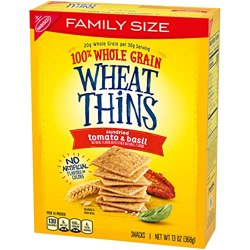 Wheat Thins Original Whole Grain Wheat Crackers, Party Size, 20 oz Box