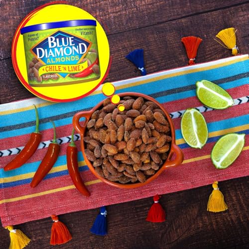 Blue Diamond Almonds Sriracha Flavored Snack Nuts, 6 Oz Resealable Can (Pack of 1)