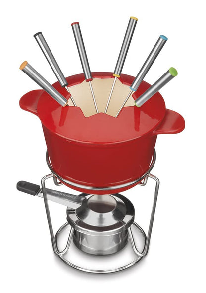 Cuisinart Fondue Pot, 3 Quart, For Chocolate, Cheese, Broth, Oil, Stainless Steel, CFO-3SSP1