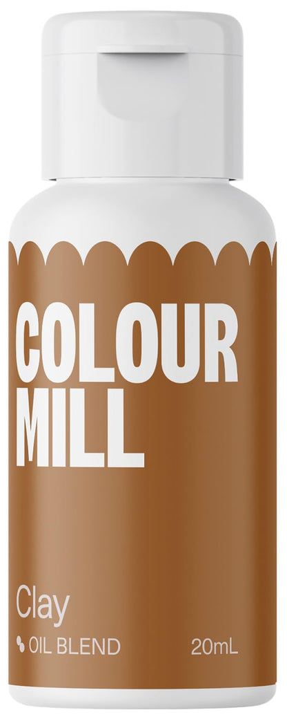 Colour Mill Oil-Based Food Coloring, 20 Milliliters Each of 6 Colors: Baby Blue, Navy, Royal, Sky Blue, Teal and Tiffany