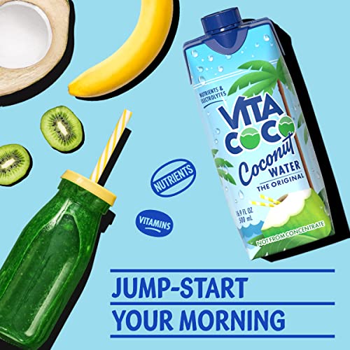 Vita Coco Coconut Water Original, 33.8 Fl Oz (Pack of 6)