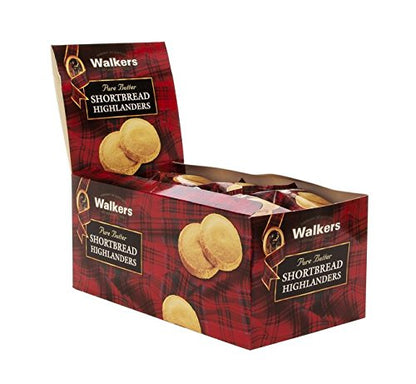 Walker’s All-Butter Shortbread Fingers - 2-Count Snack Packs (Pack of 24) - Authentic Shortbread Cookies from Scotland