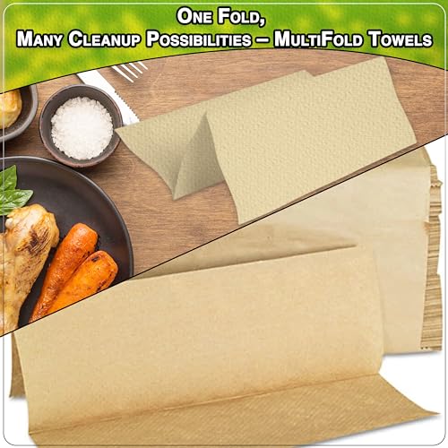 Prefect Stix White MultiFold Paper Towels- Pack of 2-250ct. Total 500 Towels