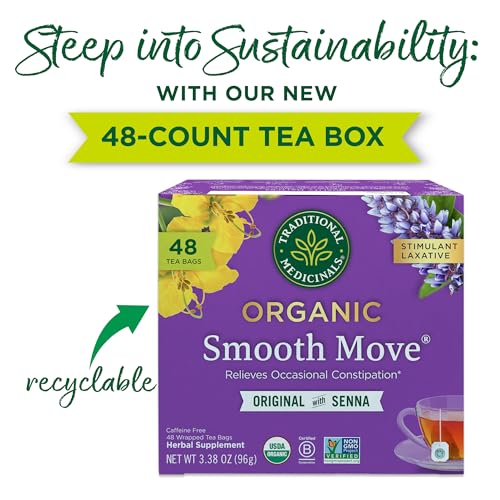 Traditional Medicinals Tea, Organic Roasted Dandelion Root, Supports Kidney Function & Healthy Digestion, 48 Tea Bags