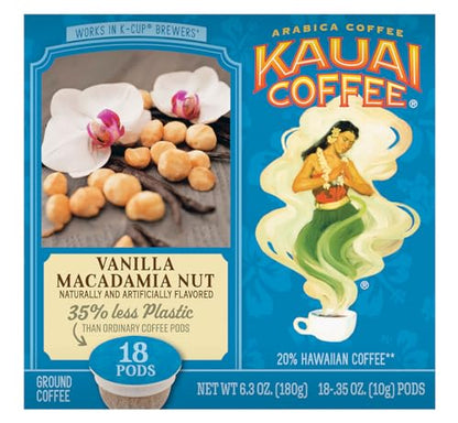 Kauai Coffee Na Pali Coast Dark Roast - Compatible with Keurig Pods K-Cup Brewers (1 Pack of 24 Single-Serve Cups)