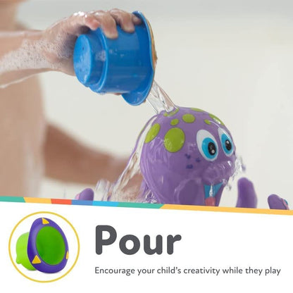 Nuby Wacky Waterworks Pipes Bath Toy with Interactive Features for Cognitive Development