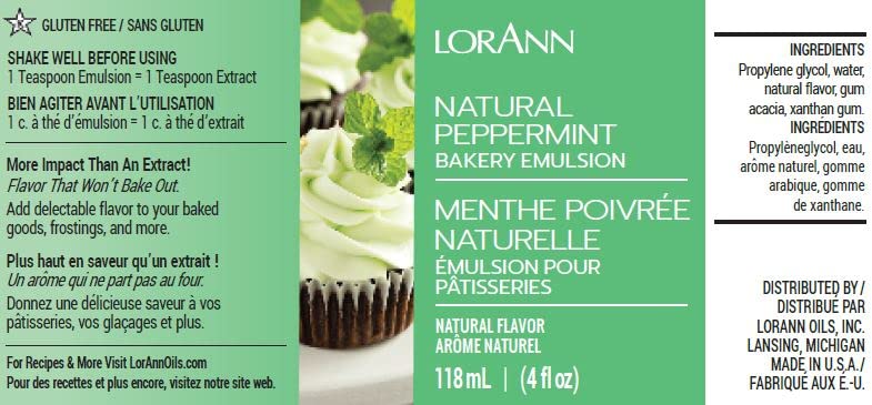 Lorann Oils Variety Bakery Emulsion: Multiple Flavors, Perfect for Enhancing Baking Variety in Cakes, Cookies & Desserts, Gluten-Free, Keto-Friendly, Baking Essential for Your Kitchen, 4oz per Bottle