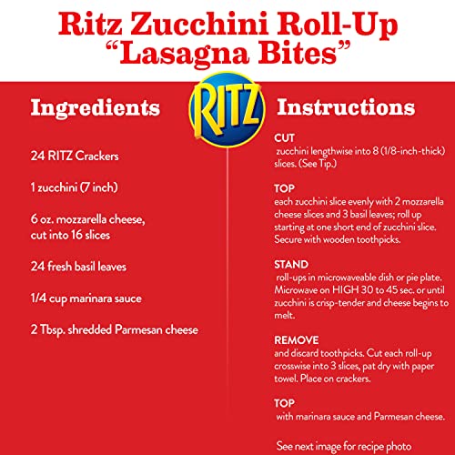 RITZ Original Crackers, 20 Snack Packs (6 Crackers Per Pack)