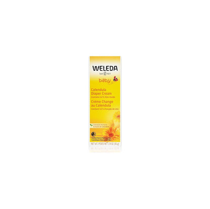 Weleda Baby Calendula Diaper Cream, 2.8 Fluid Ounce, Plant Rich Protection with Calendula, Chamomile, Sweet Almond Oil, Lanolin and Zinc Oxide