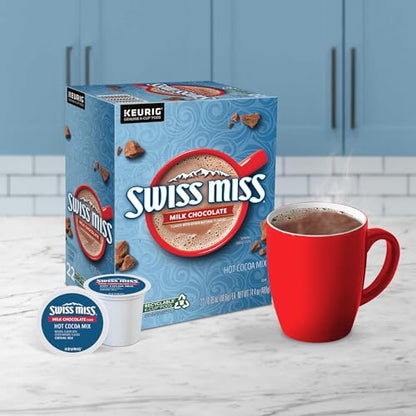 Swiss Miss Milk Chocolate Hot Cocoa, Keurig Single-Serve K-Cup Pods, 44 Count