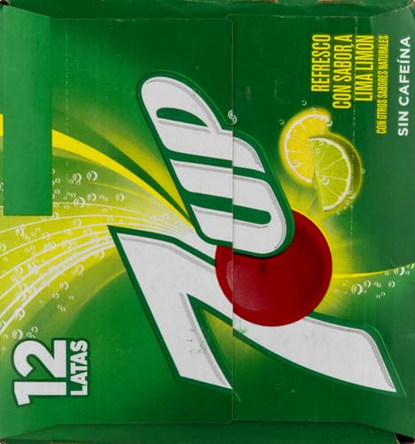 7UP Zero Sugar Lemon Lime Soda, 12 fl oz cans (Pack of 12)