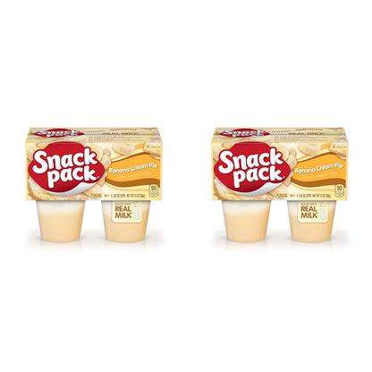 Snack Pack Pie Pudding Cups, Banana Cream, 13 oz (4 ct)