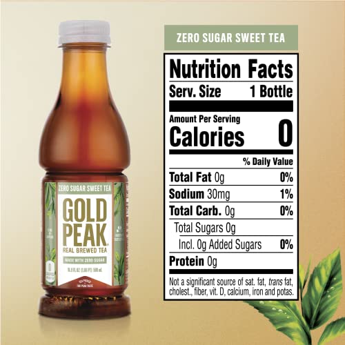 Gold Peak Tea, Sweet Tea, 16.9 fl oz, 6 Pack