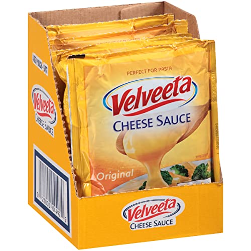 Velveeta Original Cheese Sauce, 12 Ounce bag contains 3-4 Ounce pouches