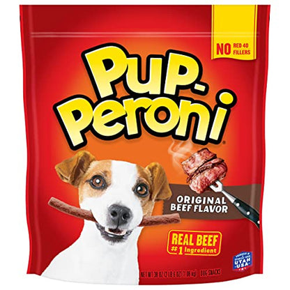 Pup-Peroni Dog Treats, Original Beef Flavor, 22.5 Ounce, Made with Real Beef