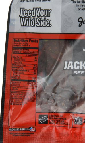 Jack Link's Beef Jerky 5 Count Multipack, Original, 5, 0.625 oz. Bags - Flavorful Meat Snack for Lunches, Ready to Eat - 7g of Protein, Made with 100% Beef - No Added MSG** or Nitrates/Nitrites