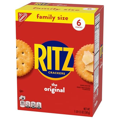 RITZ Original Crackers, 20 Snack Packs (6 Crackers Per Pack)