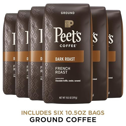 Peet's Coffee Major Dickason's Blend, Dark Roast Ground Coffee, 20 oz